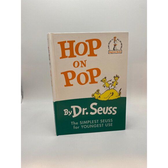 Vintage Dr. Seuss Hop on Pop Hardcover Children's Book - Picture 1 of 7